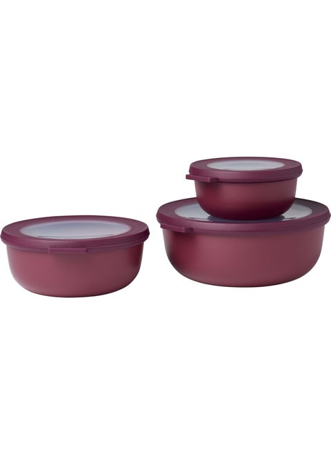 Set Cirqula Round 3 Storage Container Pcs Ml