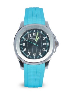 Chairman GENEVE Men’s Wrist Watch with Blue Rubber Strap  - Image 1