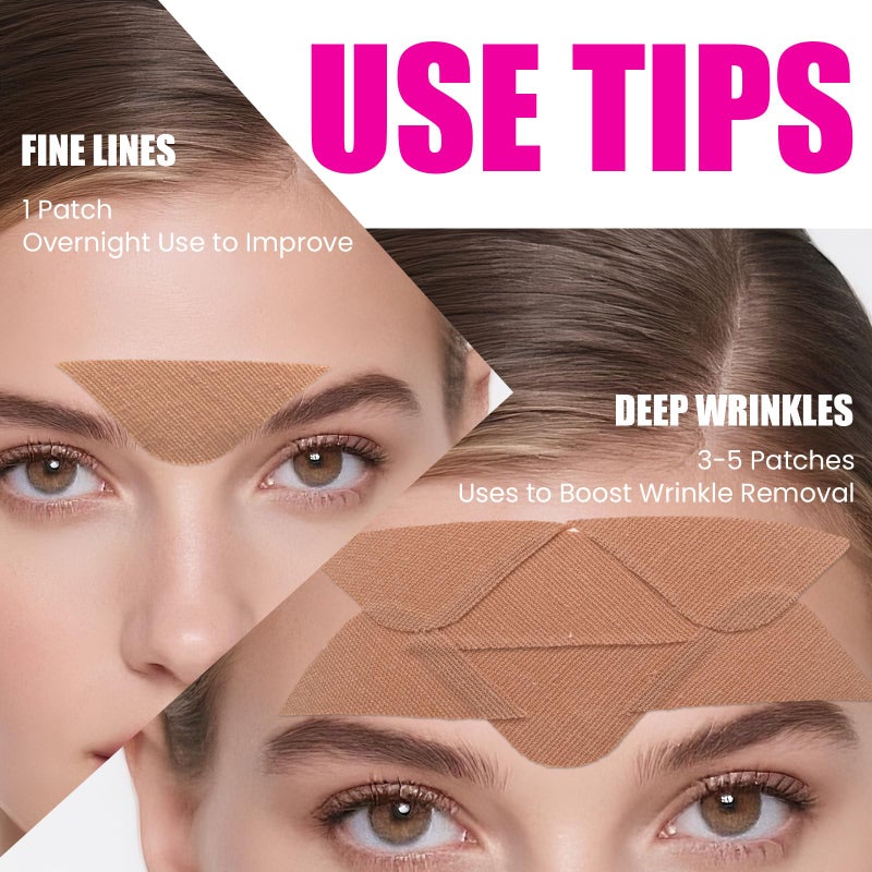 Akissos Wrinkle Patches 160 PCS Face Lift Tape DIY Multifunction Comfort Smooth Skin Solution for Forehead, Eyes 11 Lines, Crowâ€™s Feet, Laugh Lines, Neck & Face Overnight - Image 3
