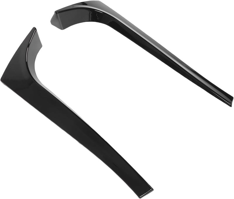 Pair of Rear Window Spoiler Wing Cover Trim for 2003-2008 MK5 R32 - Sporty LookEnhanced Aerodynamics & Durability (Bright Black) - Image 2
