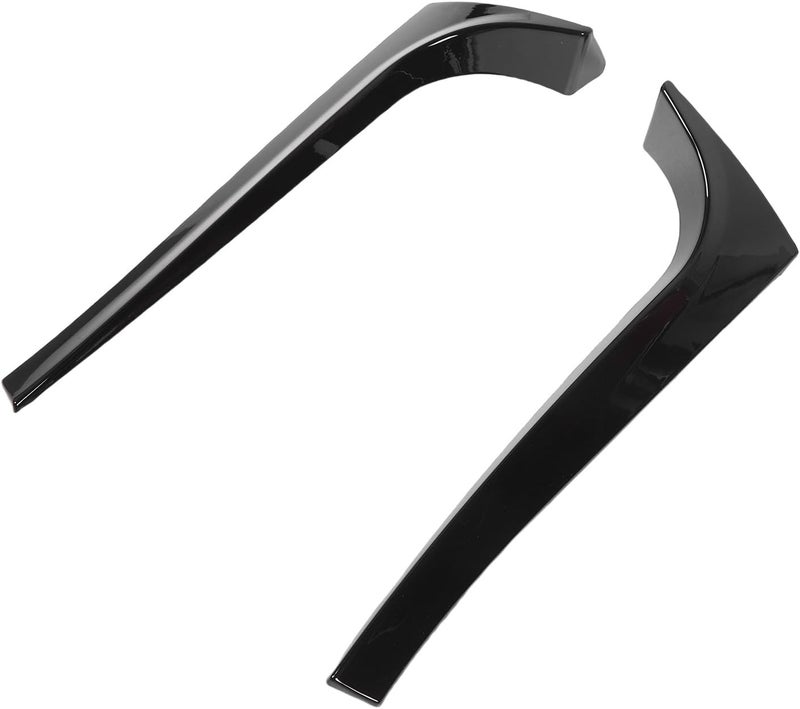 Pair of Rear Window Spoiler Wing Cover Trim for 2003-2008 MK5 R32 - Sporty LookEnhanced Aerodynamics & Durability (Bright Black) - Image 3