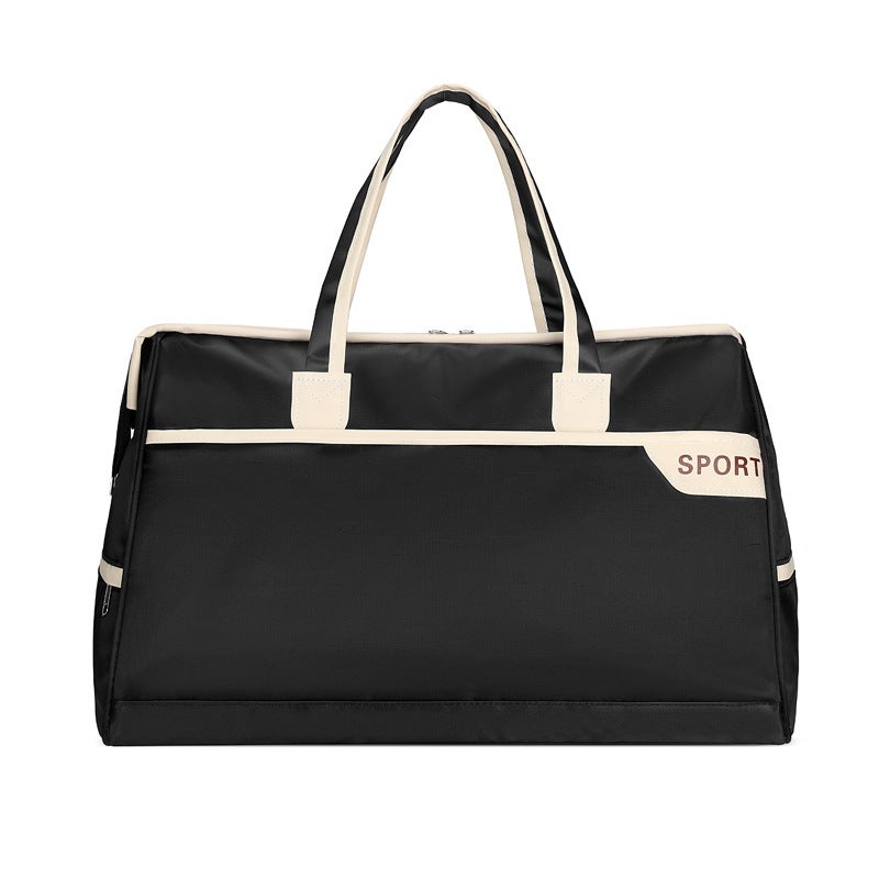 Women's Oxford Fabric Tote Bag with Zipper - Image 1