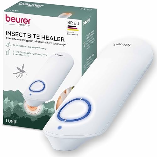 Beurer BR60 Insect Sting and Bite Relief, Bug Bite Healer for Chemical-Free Treatment of Insect Bites, Non-Toxic Natural Relief from Itching and Swelling, for Mosquito Bites - Image 1
