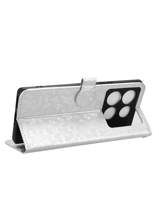 اس-توب جراب لهاتف Infinix Note 40 Pro 4G X6850 مصنوع من الجلد بتصميم نقاط قرص العسل - Image 5