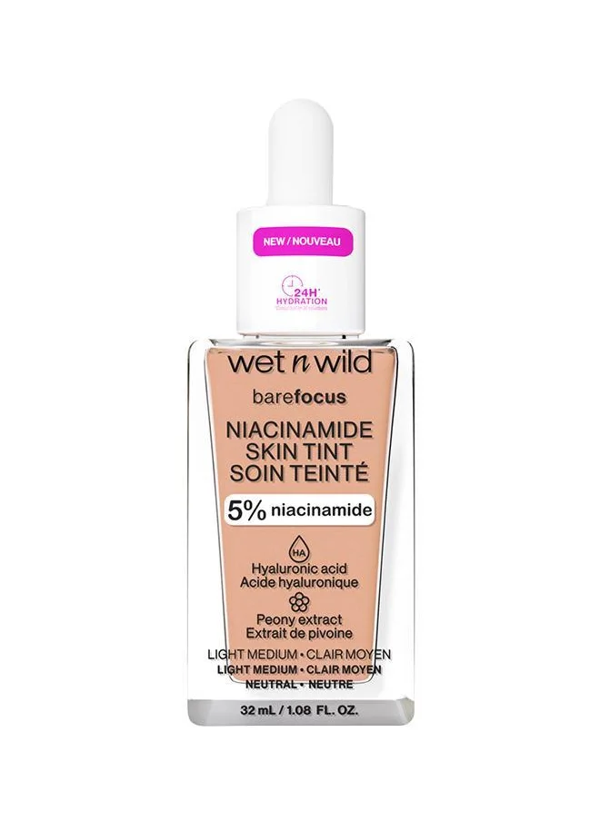 Wet N Wild Wet n wild Bare Focus Niacinamide Skin Tint Light Medium Sand