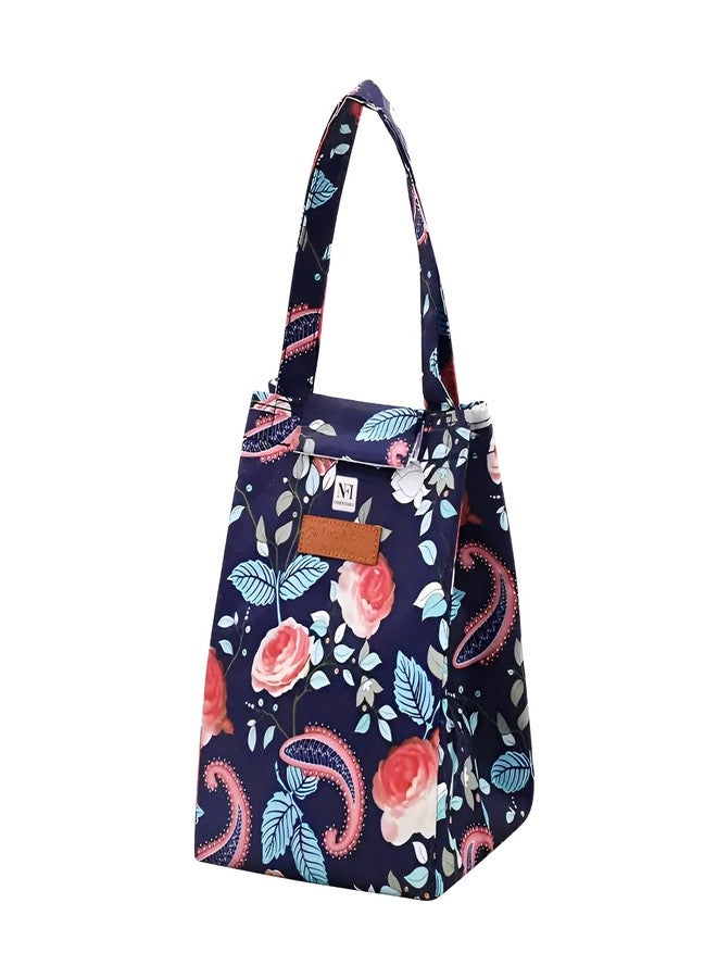 NFI essentials Printed Lunch Bag Thermal Portable Tiffin Bag for Food Travel & Picnic, Lunch Bag for Office - Image 1