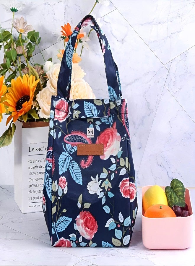 NFI essentials Printed Lunch Bag Thermal Portable Tiffin Bag for Food Travel & Picnic, Lunch Bag for Office - Image 5