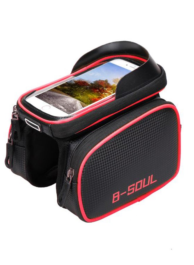 بي سول حقيبة لحمل هاتف الموبايل تركب على الإطار الأمامي للدراجة