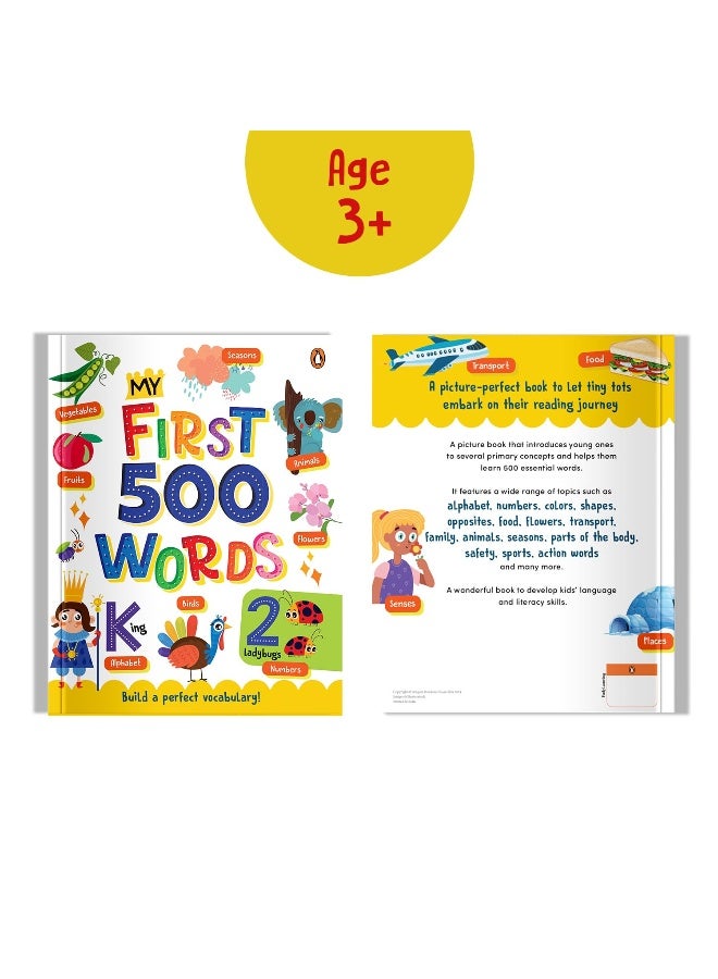 My First 500 Words  Illustrated Picture Book to Learn 500 Important Words - Image 2