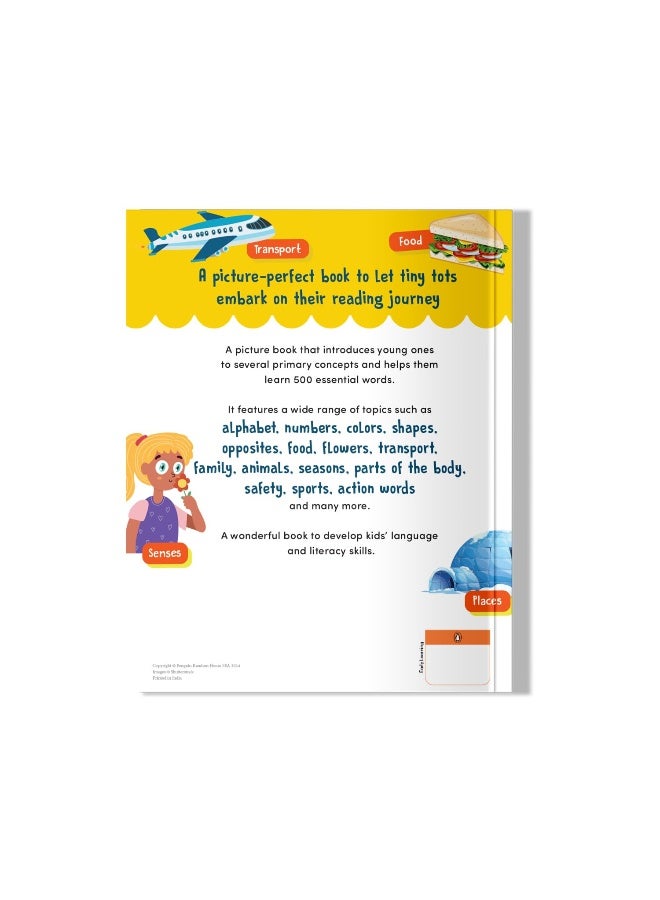 My First 500 Words  Illustrated Picture Book to Learn 500 Important Words - Image 1
