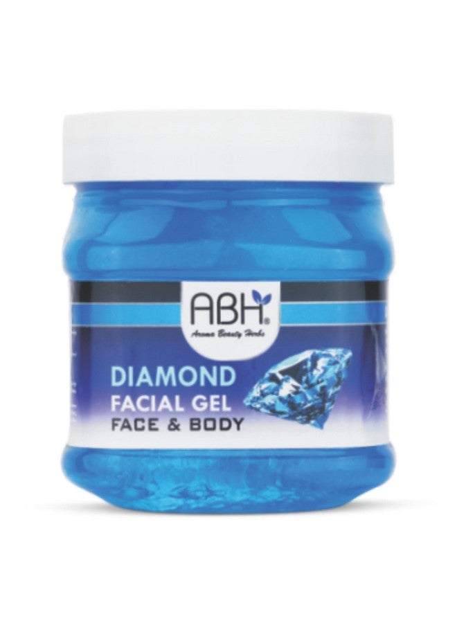 ABH Diamond Facial Gel for Face & Body - Skin Brightening & Revitalizing Gel with Diamond Extracts - Hydrating Formula for Radiant Glow - 500g