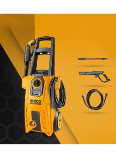 INGCO Electric pressure washer with yellow cord  - Image 2