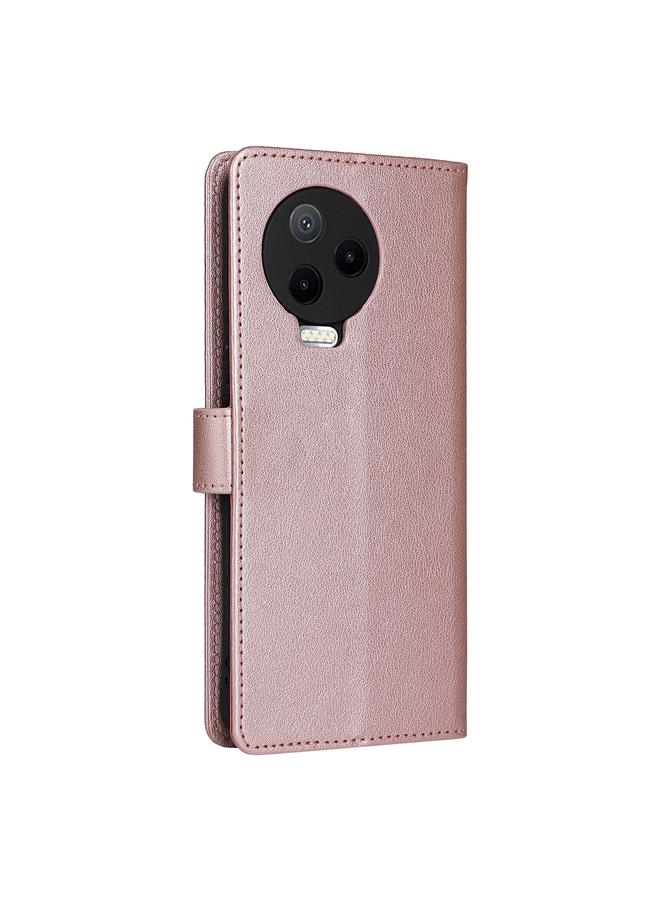 اس-توب جراب لهاتف Infinix Note 12 2023، جراب هاتف جلدي متعدد الوظائف قابل للطي أفقيًا مع ثلاث فتحات للبطاقات - Image 3