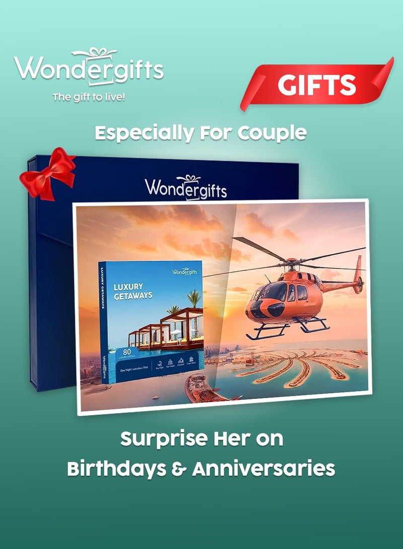 Wondergifts Helicopter Ride & Luxury Hotel Stay with Breakfast | Birthday Gift for Couples |Gift For Women | Gift For Her - Image 1