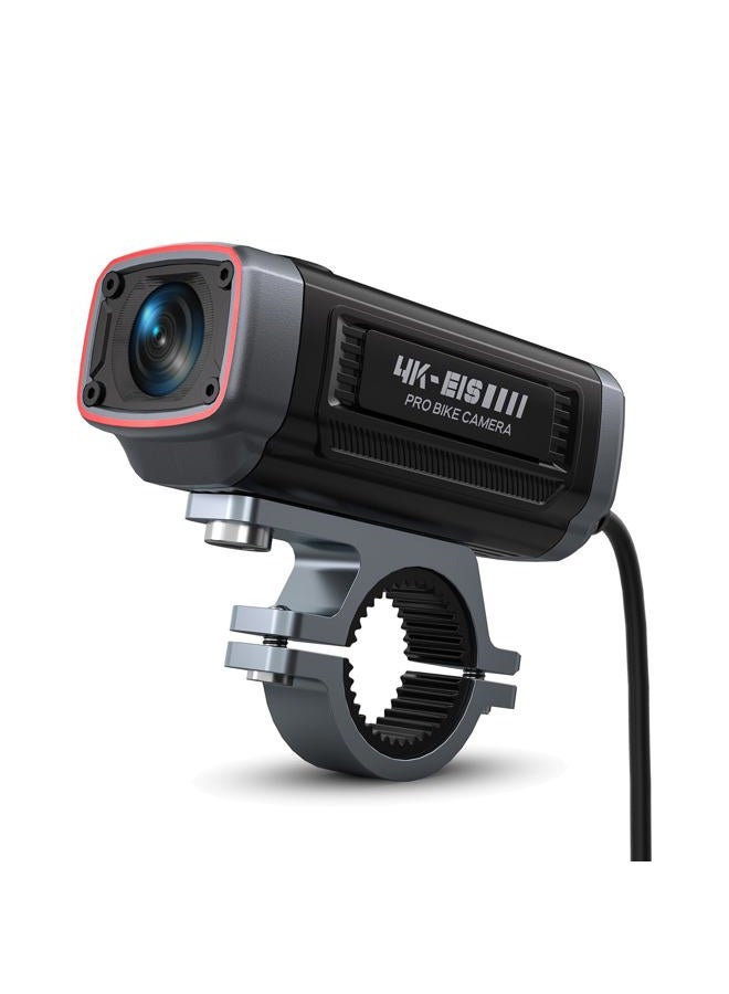 AKEEYO AKY-710pro Motorcycle/Bike Camera 4K 28fps, 2K 55fps, Wide-Angle 142°, IP67, 5MP, Loop & Emergency Recording, Parking Monitor, Bicycle,Outdoor Sports, Rechargeable, 64GB Card Included - Image 1