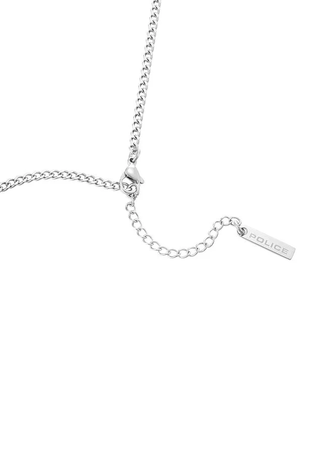 Police  Pontevedra Li Brushed Stainless Steel Gents Necklace PEAGN0009601 for Men | Best Price UAE