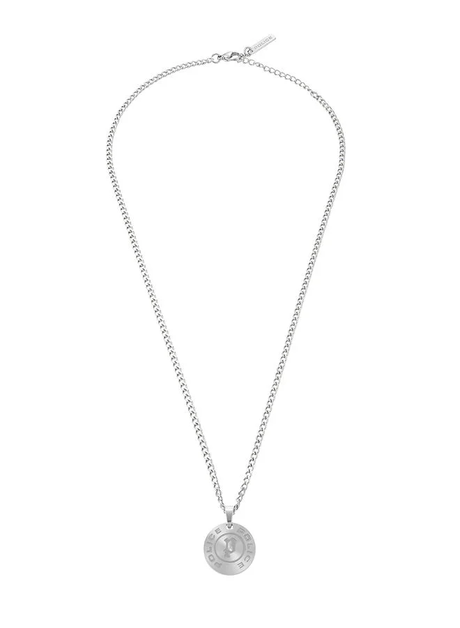 Pontevedra Li Brushed Stainless Steel Gents Necklace PEAGN0009601