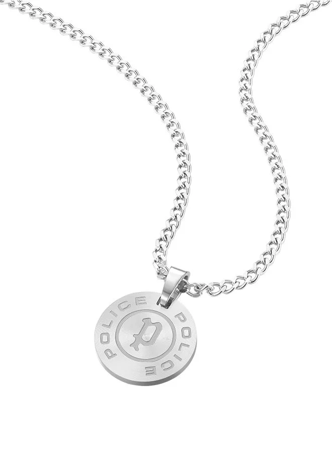 Police  Pontevedra Li Brushed Stainless Steel Gents Necklace PEAGN0009601 for Men | Best Price UAE