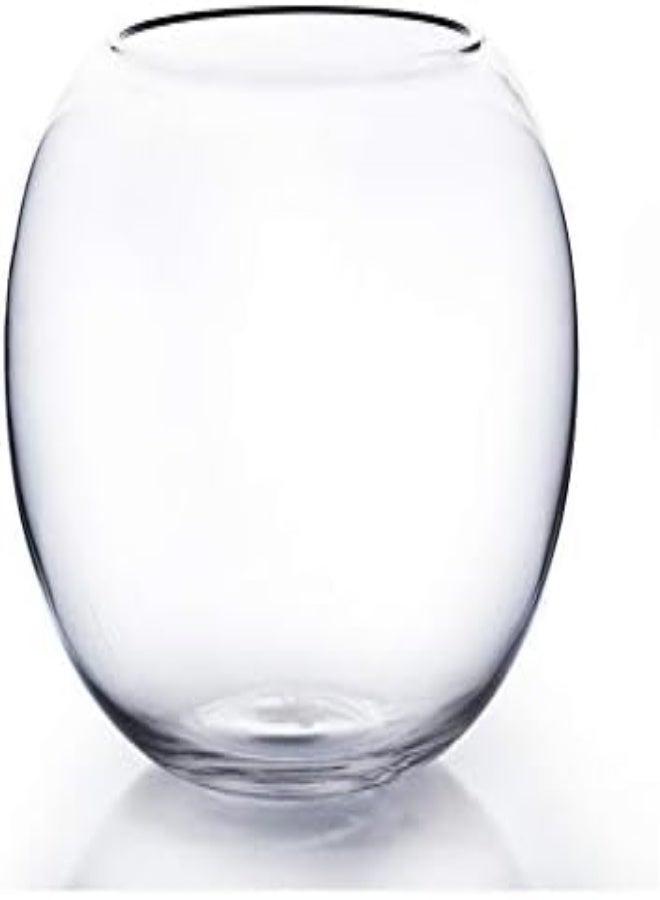 AKDC Wgvi Wgv Bowl Glass Vase, Diameter 10", Height 8", Open Width 6", Clear Bubble Vase, Plant Container, Fish Bowl For Wedding Party Event, Home Office Decor, 1 Piece - Image 3