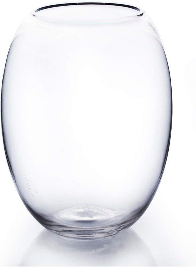AKDC Wgvi Wgv Bowl Glass Vase, Diameter 10", Height 8", Open Width 6", Clear Bubble Vase, Plant Container, Fish Bowl For Wedding Party Event, Home Office Decor, 1 Piece - Image 5