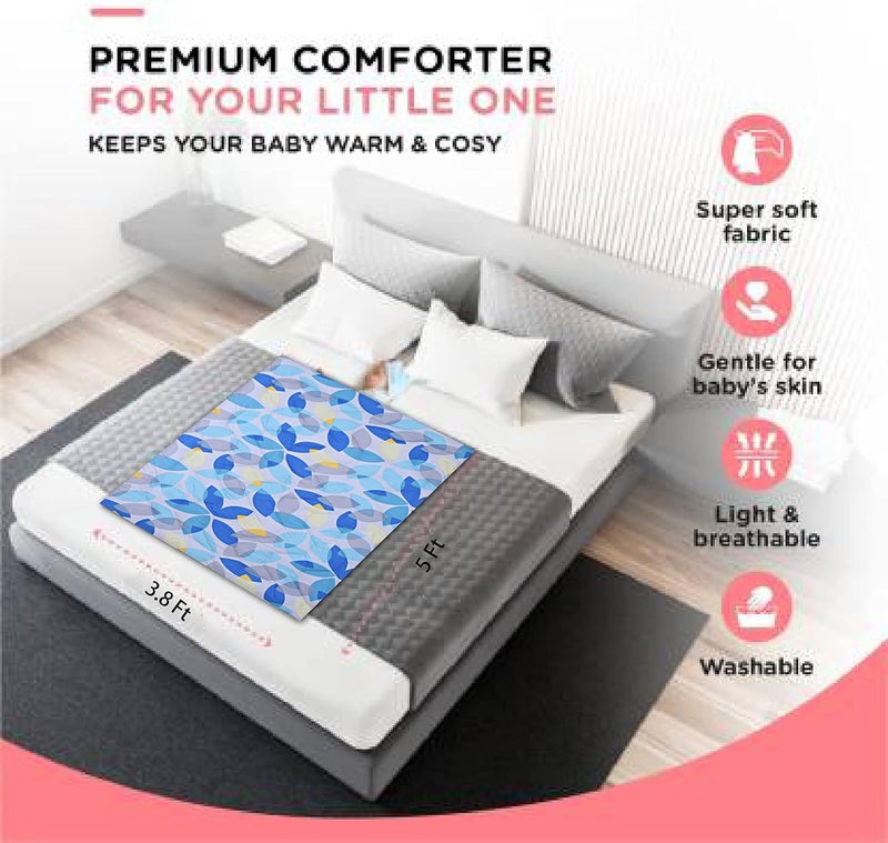 KEA Microfiber All Weather Printed Baby Comforter 250 GSM Size 22X30 InchKids Comforter - Image 5