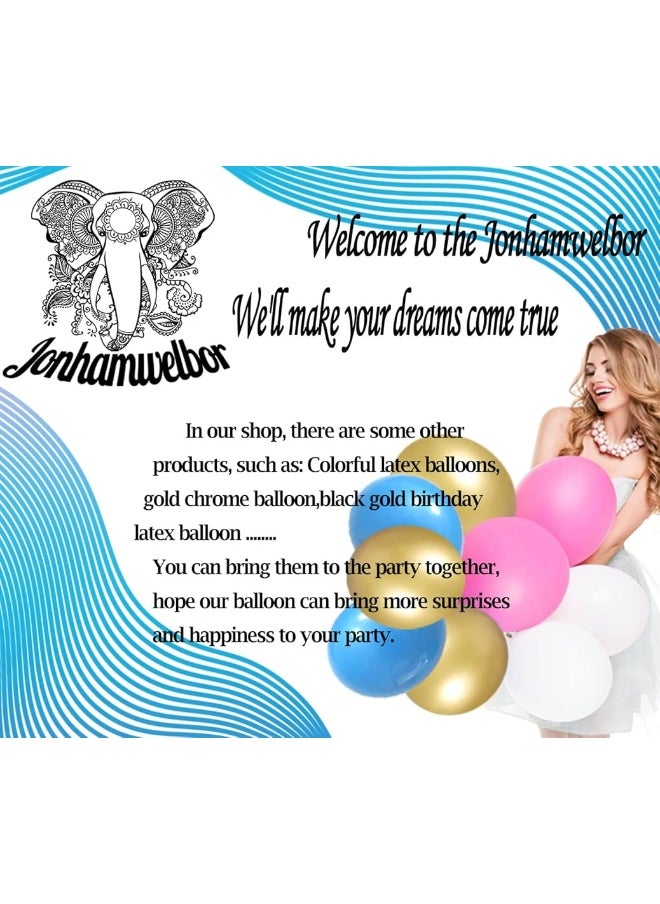JONHAMWELBOR 50 Number Balloons Gold Big Giant Jumbo Number 50 Foil Mylar Balloons for 50th Birthday Party Supplies 50 Anniversary Events Decorations  - Image 2