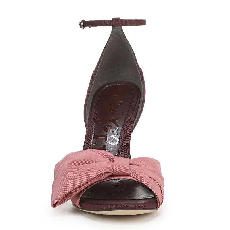 Sam Edelman RED Ida Open Toe Stiletto Sandal for Women | Best Price UAE