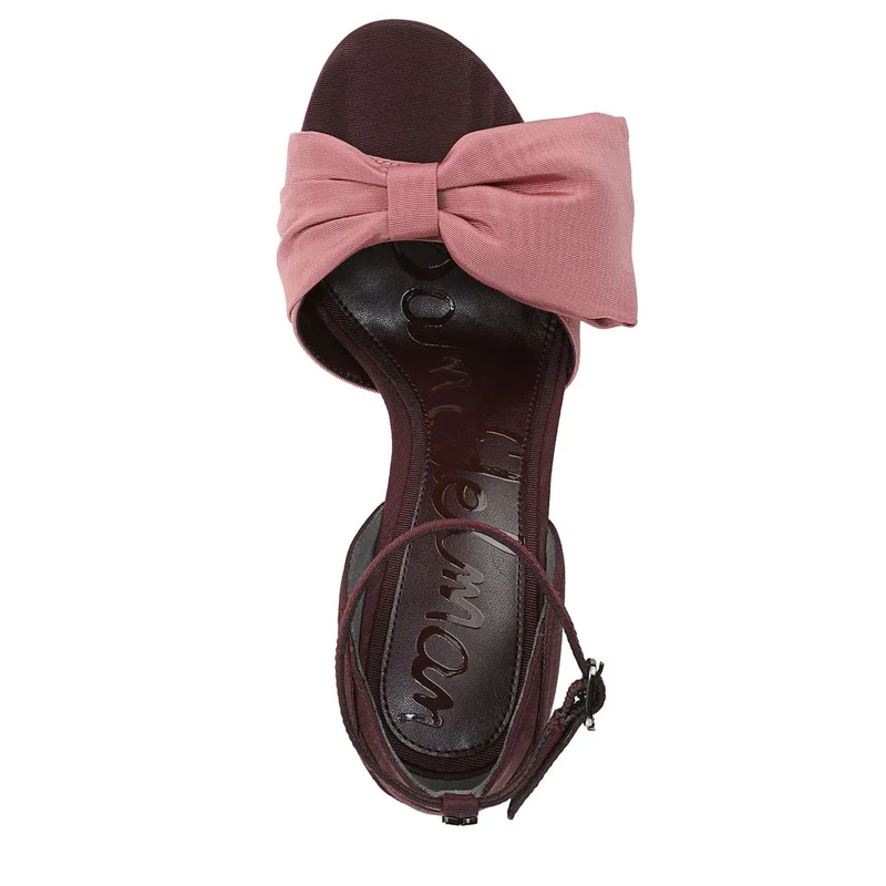 Sam Edelman RED Ida Open Toe Stiletto Sandal for Women | Best Price UAE