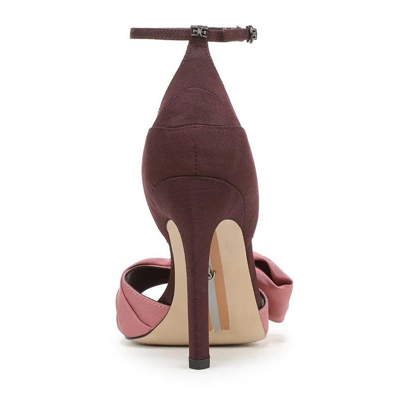 Sam Edelman RED Ida Open Toe Stiletto Sandal for Women | Best Price UAE