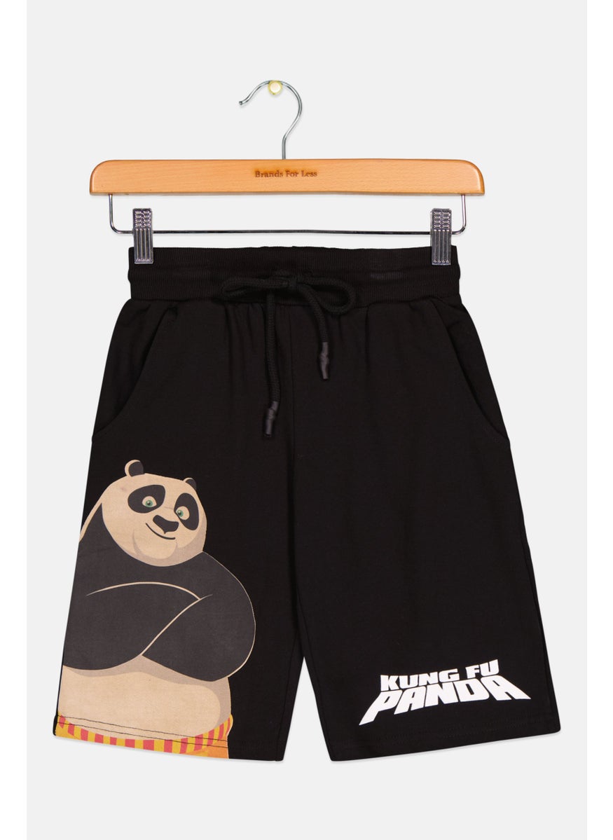 Kids Boys Kung Fu Panda Print Basic Shorts, Black - pzsku/ZB1E08380FA3C0454F40EZ/45/_/1737641753/0cdc296c-7f52-4d2b-bb8a-a6808d0c0b0d