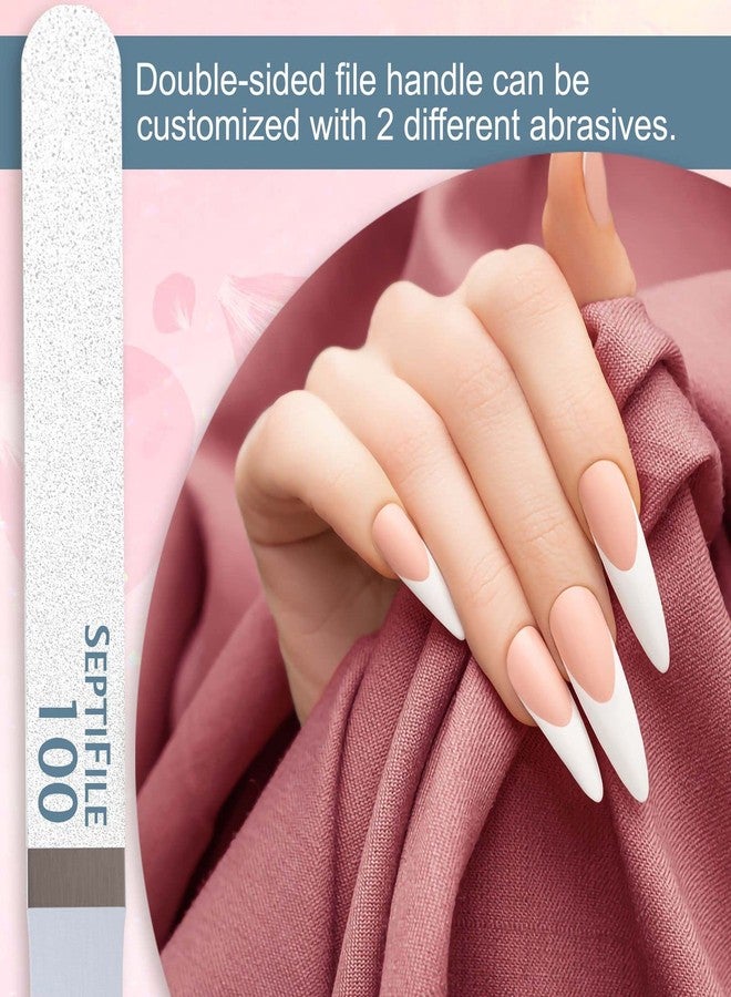 BACKSCRATCHERS 100 Coarse grit SeptiFile Refills - Set of 50 - Blending for Artificial Nails - Image 5