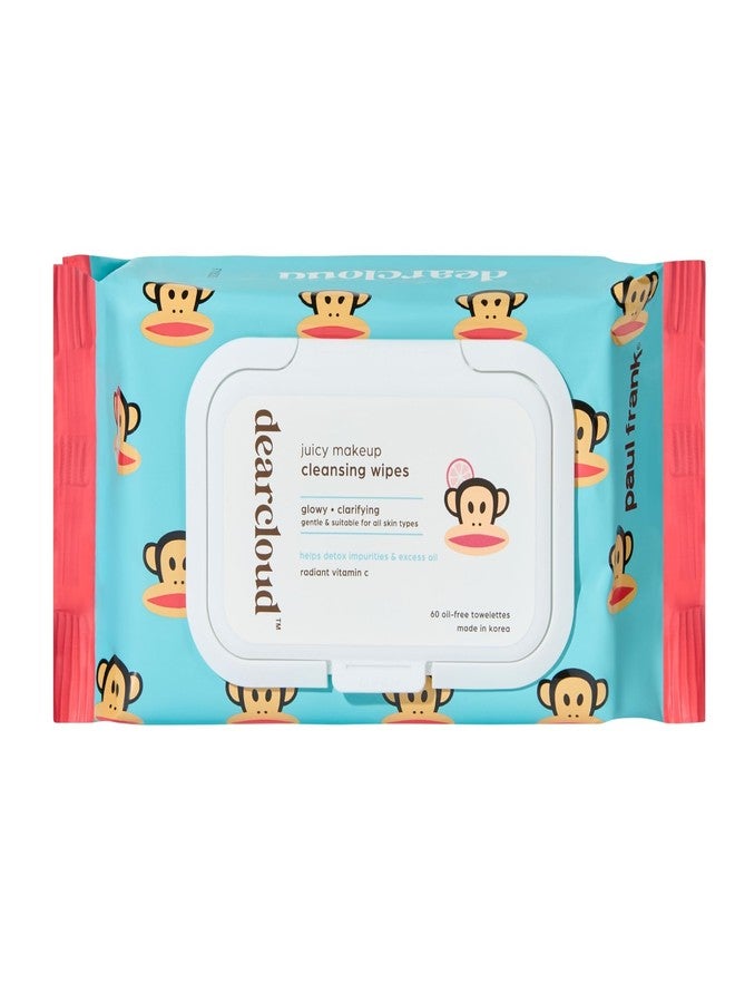 dearcloud مناديل تنظيف المكياج من دياركلاود بول فرانك - مناديل مزيلة للمكياج بفيتامين C (60 قطعة) - Image 4