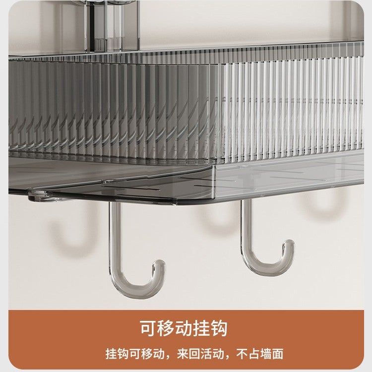 Bathroom Suction Cup Corner Shelf - Drainage Toiletry Organizer - Image 3