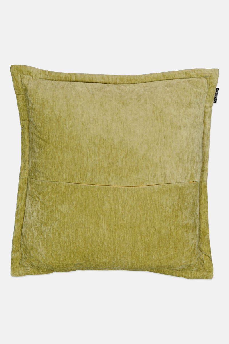 Unique Living Square Textured Removable Cover Cushion, Green  - Image 2