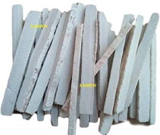 Yashvin® Fun Natural Earthy Slate Bar Natural Limestone Slate Chalk Pencil - Pack of 100 PCS (Saleti Chalk) || @AK48 - Image 2