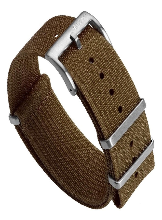 WatchGecko Ridge Military Nylon Watch Strap - 18mm, 19mm, 20mm, 21mm, 22mm, 24mm, 24mm, Nylon, No Gemstone - Image 1