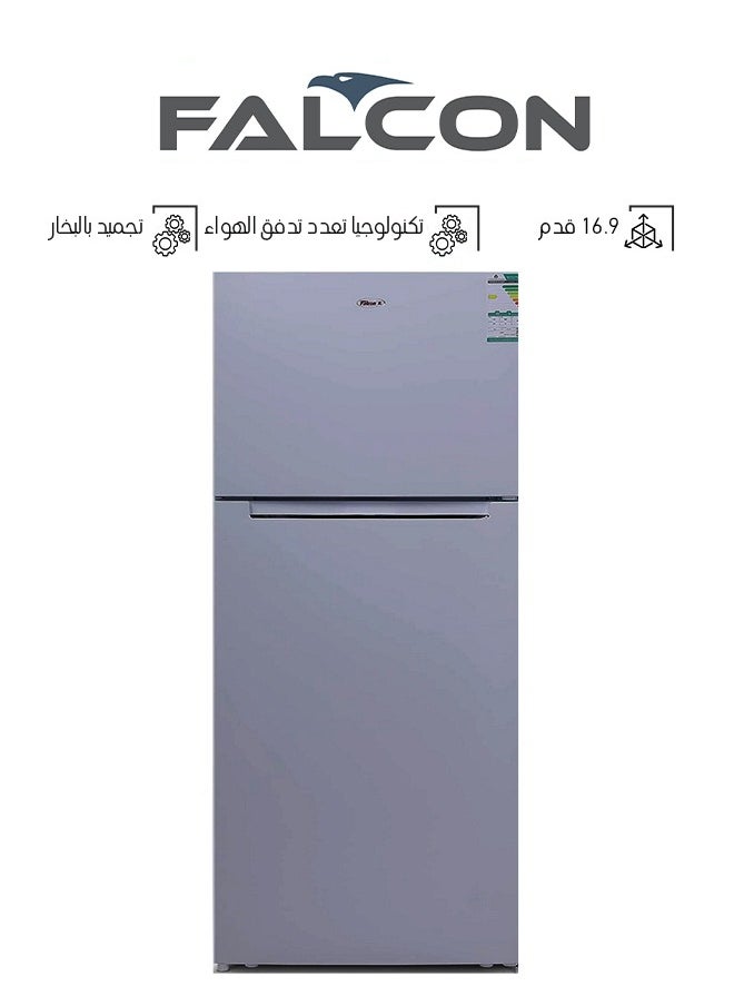 فالكون ثلاجة 13 قدم - سعة المجمد 3.9 قدم - استيل - FLM490INOX  - Image 1
