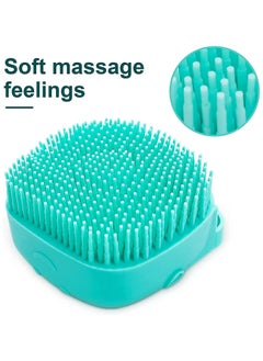 A.M Dog And Cat Brush, Shampoo Applicator Or Dispenser, Soft Silicone Design With Hanging Loop or All Skin Types  - Image 2