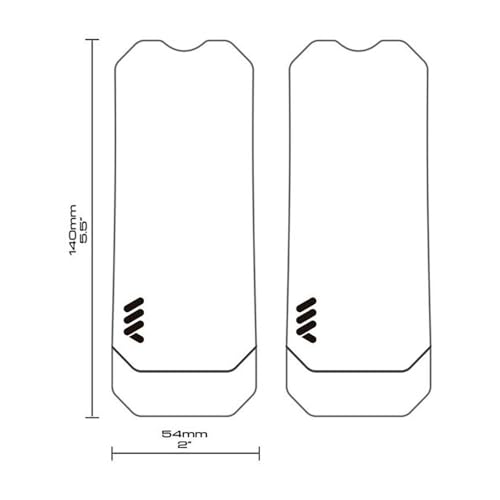 All Mountain Style Bike Crank Guard - Transparent Protective Honeycomb PVC Cover for Mountain and Road Bike Crank Arms, Easy Install - Image 3