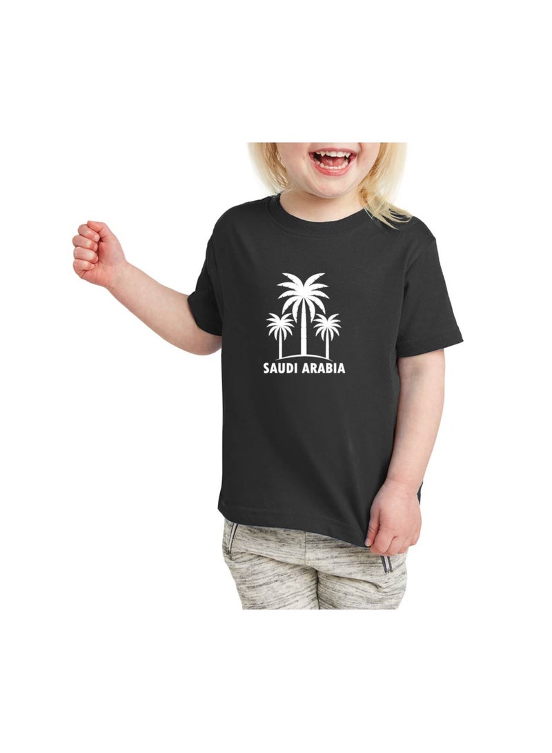 Saudi National Day T Shirt for Girls, Cap, Badge, Flag Set Celebrate Pakistan Saudi National Day with this Kids Combo Pack in Style - Image 3