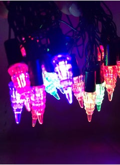 Generic Light rope for Ramadan decoration and ornaments - multiple shapes for multi-colored decorations, shape 1 