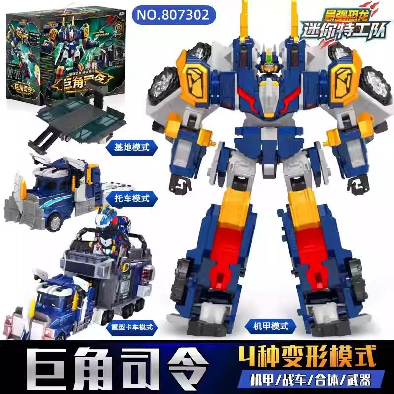 Mini Force Dinosaur Transforming Robot Toy - Multiple Modes - Image 4