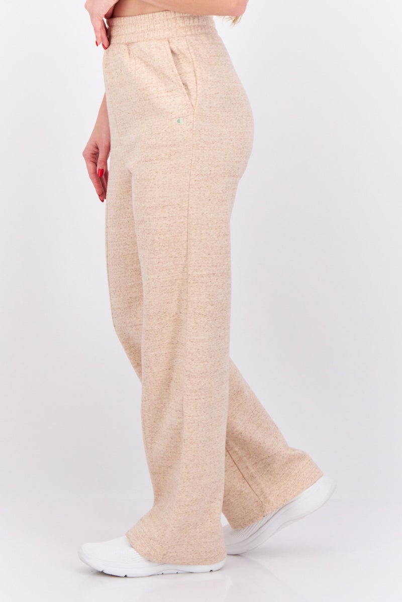 Champion Women Sportswear Fit Drawstring Outdoor Sweatpants, Beige  - Image 2