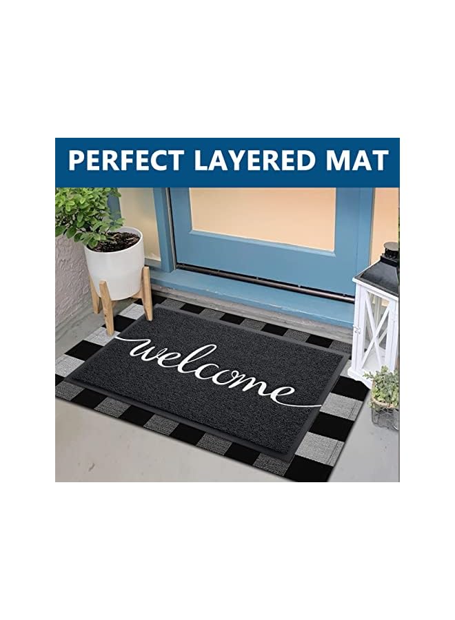 The Bros حصائر ترحيب مضحكة خارجية، حصيرة باب أمامي للدخول الخارجي، حصيرة مدخل خارجية/داخلية، سجادات باب المدخل الداخلية، حصائر خارجية لمدخل المنزل، ديكور الشرفة الأمامية 36"x24" - Image 3