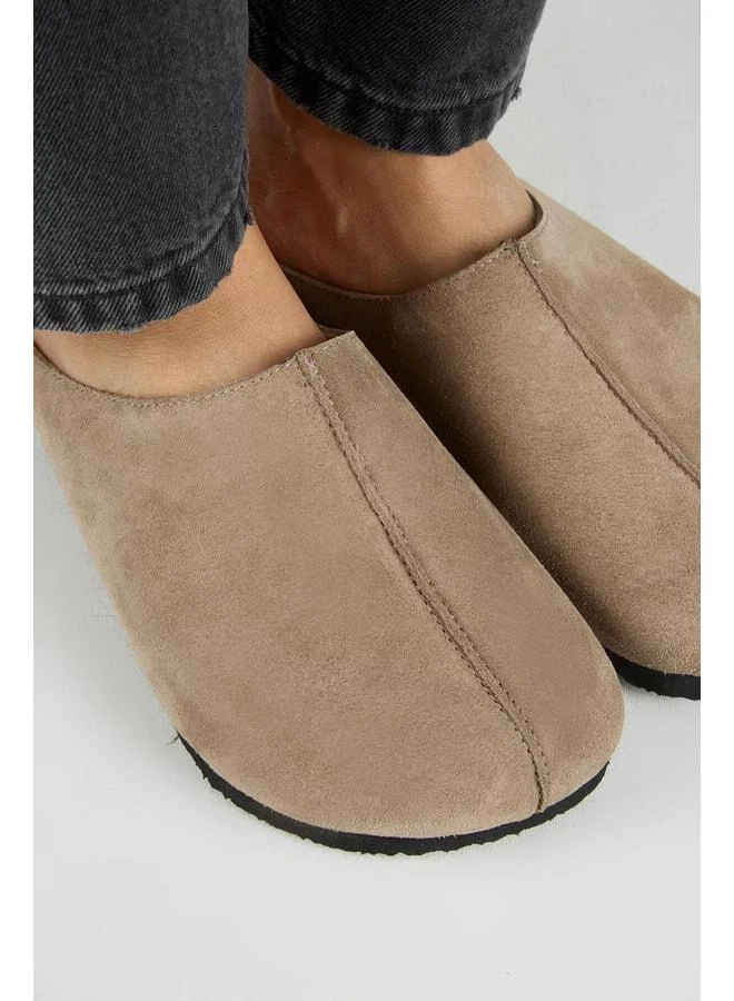 Manijero  Melissa Women's Genuine Leather Front-Stitched Sabo Vizon Slipper. for Women | Best Price UAE