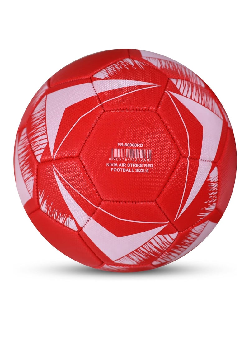 نيفيا كرة قدم إير سترايك | مقاس ٥ | مخيطة برغوة PVC | ٣٢ لوحة | كرة لعب هواية | كرة قدم | قلب مثانة بوتيل - Image 3