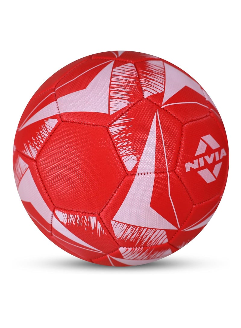 نيفيا كرة قدم إير سترايك | مقاس ٥ | مخيطة برغوة PVC | ٣٢ لوحة | كرة لعب هواية | كرة قدم | قلب مثانة بوتيل - Image 5