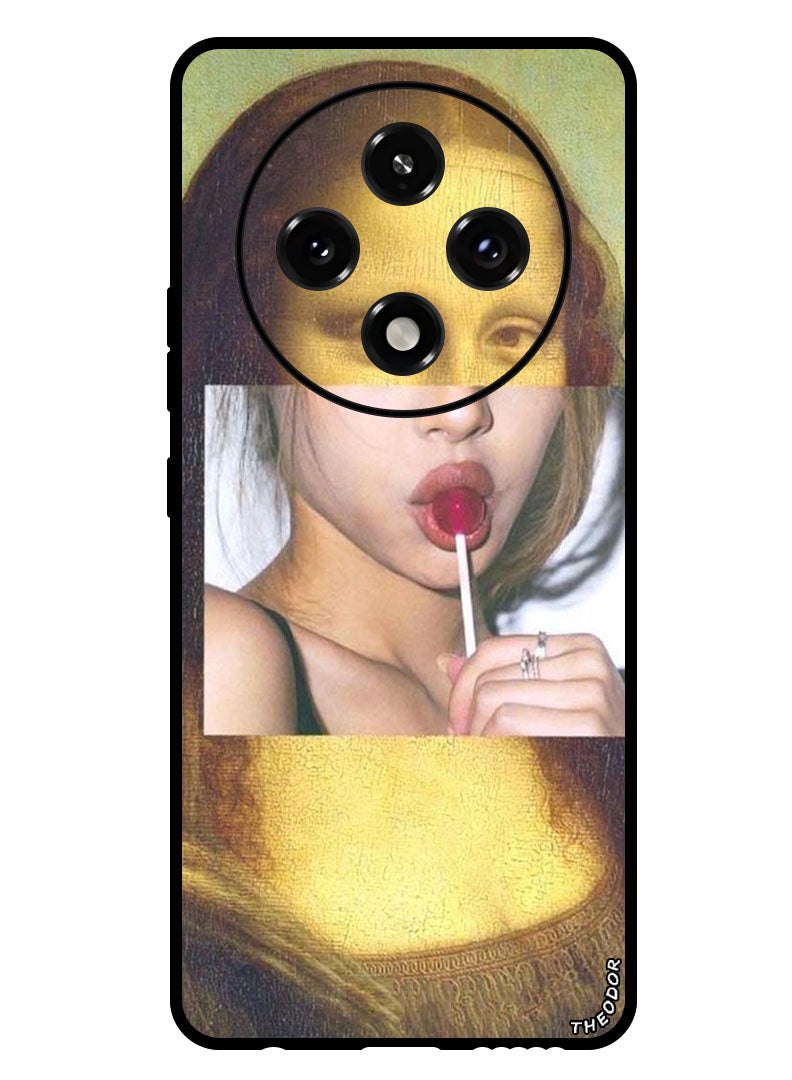 Theodor Protective Case Anti Scratch Shock Proof Bumper Cover For Oppo A3 Pro Mona lisa lolipop - Image 1