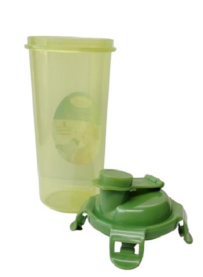 VRISTO VRISTO Plastic 100% Leakproof Gym Shaker Bottle, Shakers for Protein Shake, Gym protein shaker for workout (Pack Of 1) (Green, Classic, 1, Shaker)  - Image 3
