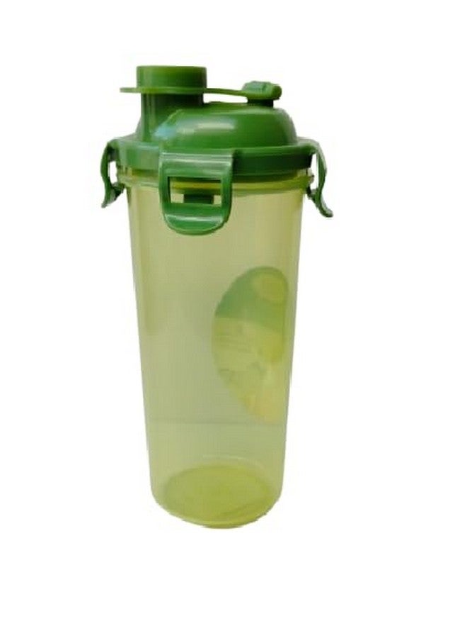 VRISTO VRISTO Plastic 100% Leakproof Gym Shaker Bottle, Shakers for Protein Shake, Gym protein shaker for workout (Pack Of 1) (Green, Classic, 1, Shaker)  - Image 4